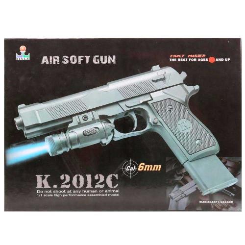 Пистолет пневматический K2012-C с пулями Shantou Gepai 1B00089 фото 2