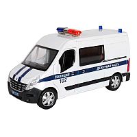 Машинка металлическая Renault Master Полиция Технопарк MASTER-14POL-WH