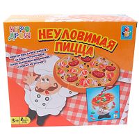 Настольная игра Игродром Неуловимая пицца 1Toy Т13552