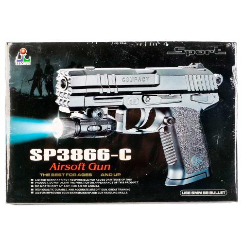 Пистолет пневматический SP3866-C с пулями Shantou Gepai 1B00125 фото 2