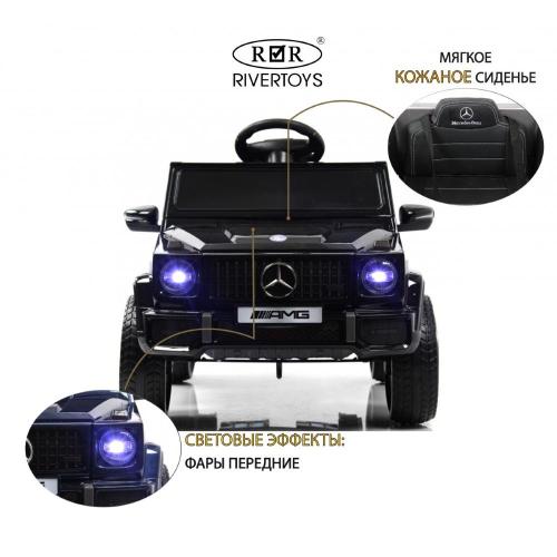 Детский электромобиль Mercedes-AMG G63 RiverToys G222GG чёрный глянец фото 8
