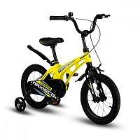 Велосипед детский Maxiscoo Cosmic Стандарт плюс 14'' 2024 Maxitoys MSC-С1436 жёлтый матовый
