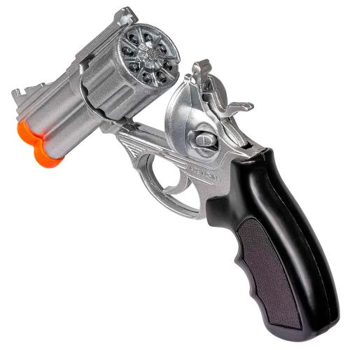 Игрушка револьвер Юный шпион на пистонах 8-мизарядный Mioshi MAR1107-013 фото 2