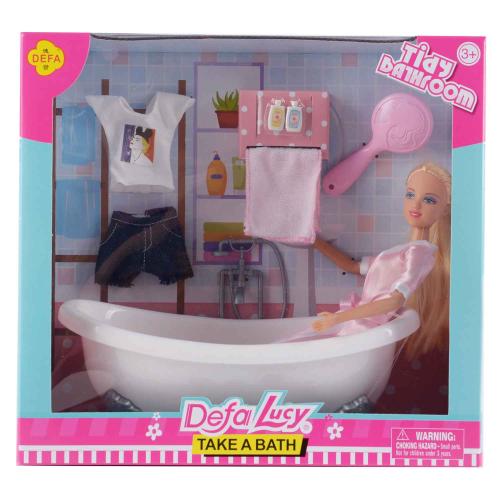 Игровой набор с куклой Ванные процедуры Defa Lucy 8444 фото 2