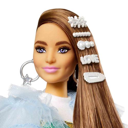 Кукла Barbie Экстра Rainbow Dress Mattel GYJ78 фото 5