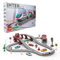 Игровой набор InterCity Express железная дорога Большой город 1toy Т20832