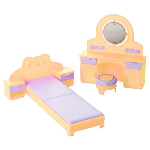 Набор мебели для кукол Спальня Маленькая принцесса Огонек С-1562 фото 2