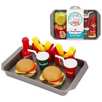 Игровой набор посуды и продуктов Американское кафе Mary Poppins 453138
