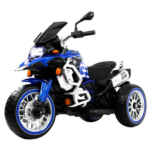 Детский электромотоцикл RiverToys М111БХ синий
