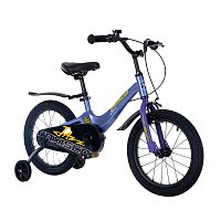 Велосипед детский Maxiscoo Jazz Стандарт 16'' 2024 Maxitoys MSC-J1631 синий карбон
