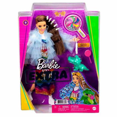 Кукла Barbie Экстра Rainbow Dress Mattel GYJ78 фото 2