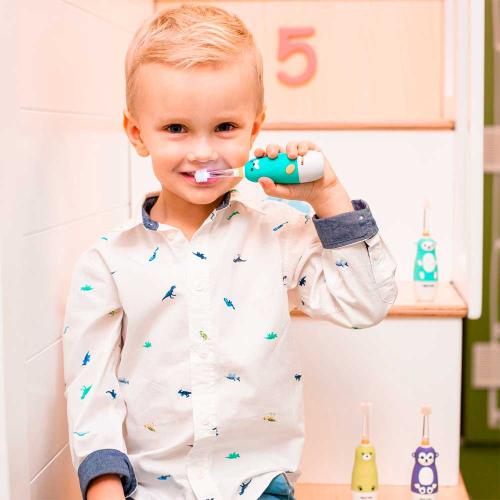Электрическая детская зубная щетка Kids Sonic Моржик Mega Ten 121-MKS032 фото 4