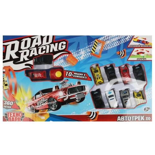 Игровой набор Автотрек Road Racing Технопарк RR-TRK-058-R фото 6