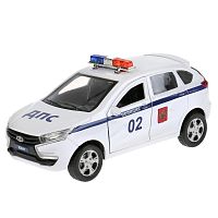 Металлическая машинка Lada XRay Полиция Технопарк XRAY-12POL-WH