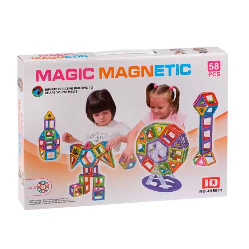Магнитный конструктор Magic Magnetic 58 деталей Наша Игрушка 200594775 фото 4
