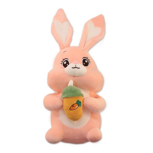 Мягкая игрушка Кролик со стаканчиком 45 см фото 2
